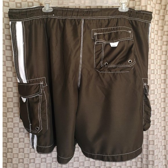 Men Swimwear Board Shorts Swim Trunks 2X - Picture 4 of 5